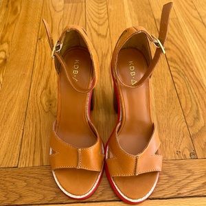 Kelsi Dagger Brooklyn Block High Heels, Size 7